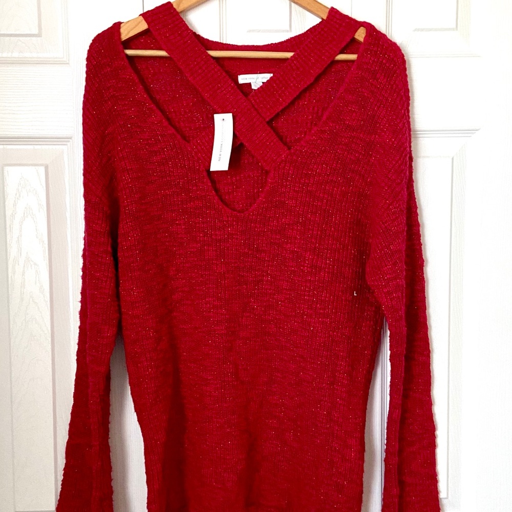 Sparkling Red Sweater